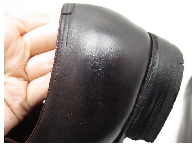 CHAUSSURES CORTHAY DERBY ARCA 41.5 2 OEILLETS CUIR MARRON + EMBAUCHOIRS - vue 6
