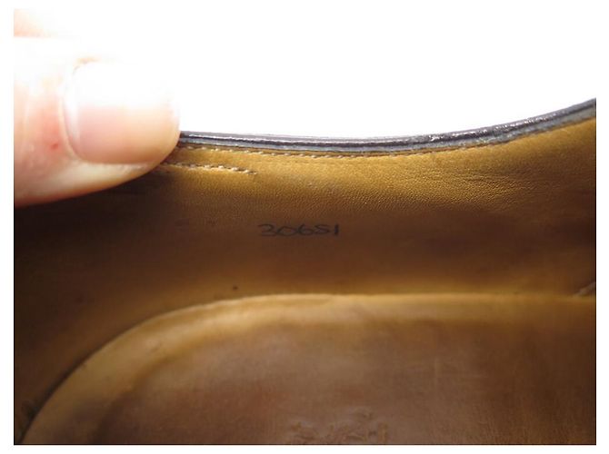 Hermès SCARPE HERMES JOHN RICHELIEU 41 scarpe in pelle marrone - vista 7