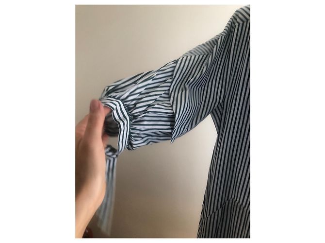 Vestido Maje de algodão branco tamanho 2 - vista 7