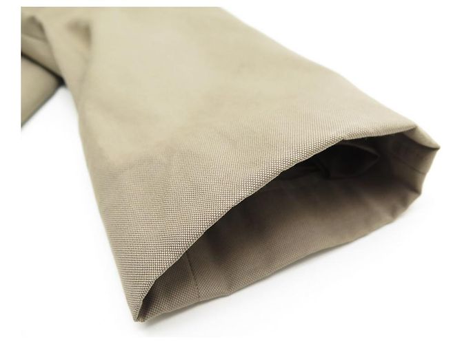 Hermès GIACCA DIRITTA HERMES T 52 L GIACCA TRENCH IMPERMEABILE BEIGE - vista 12