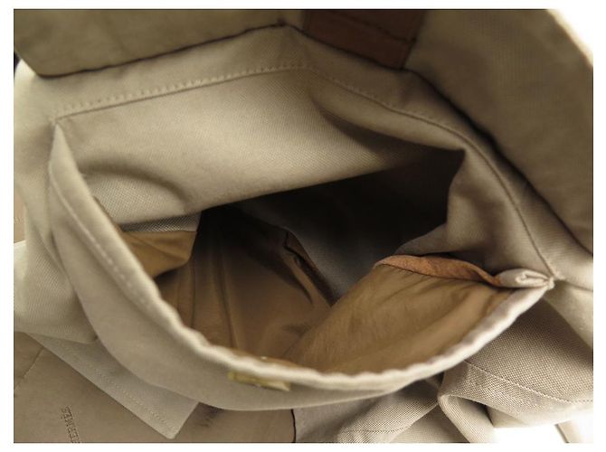 Hermès GIACCA DIRITTA HERMES T 52 L GIACCA TRENCH IMPERMEABILE BEIGE - vista 13