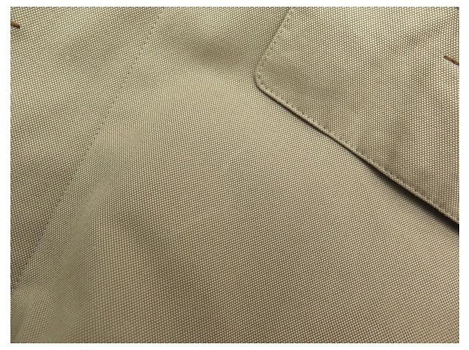 Hermès GIACCA DIRITTA HERMES T 52 L GIACCA TRENCH IMPERMEABILE BEIGE - vista 17