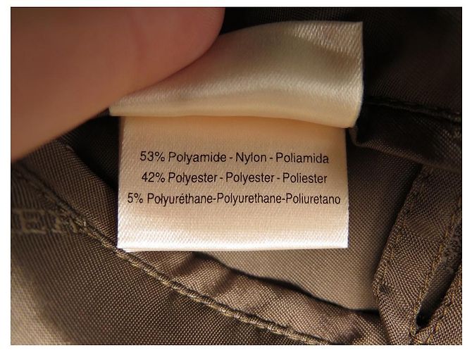 Hermès GIACCA DIRITTA HERMES T 52 L GIACCA TRENCH IMPERMEABILE BEIGE - vista 5