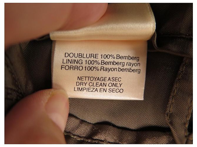 Hermès GIACCA DIRITTA HERMES T 52 L GIACCA TRENCH IMPERMEABILE BEIGE - vista 6