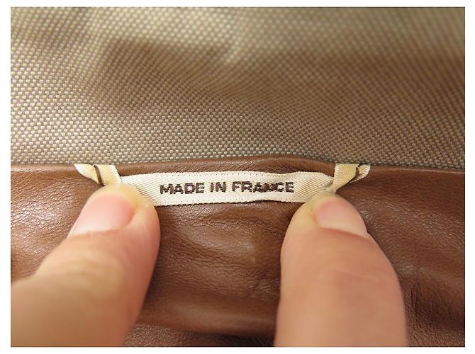 Hermès GIACCA DIRITTA HERMES T 52 L GIACCA TRENCH IMPERMEABILE BEIGE - vista 9
