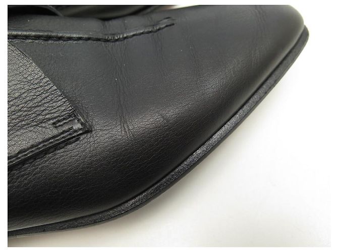 Hermès SCARPE DERBY HERMES 41 SCARPE NERE IN PELLE DI CANGURO Nero - vista 7