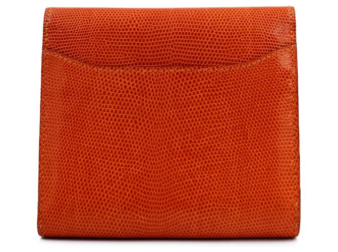 Hermès Cartera Hermes Constance Naranja Coral - vista 3