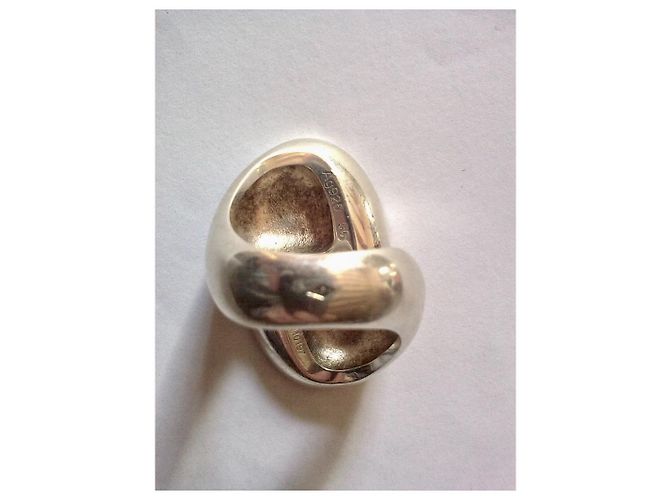 Hermès Bague INITIALE Argenté - vue 3