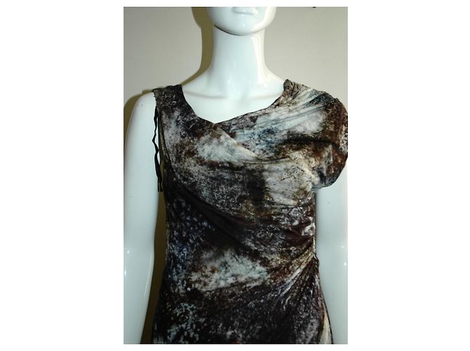 Vestido ajustado con fruncido de Helmut Lang Multicolor - vista 2