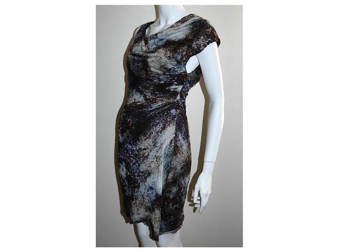 Vestido ajustado con fruncido de Helmut Lang Multicolor - vista 3