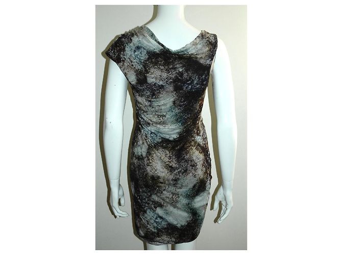 Vestido ajustado con fruncido de Helmut Lang Multicolor - vista 4