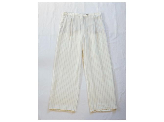 Hermès Pantalones, polainas Blanco - vista 5