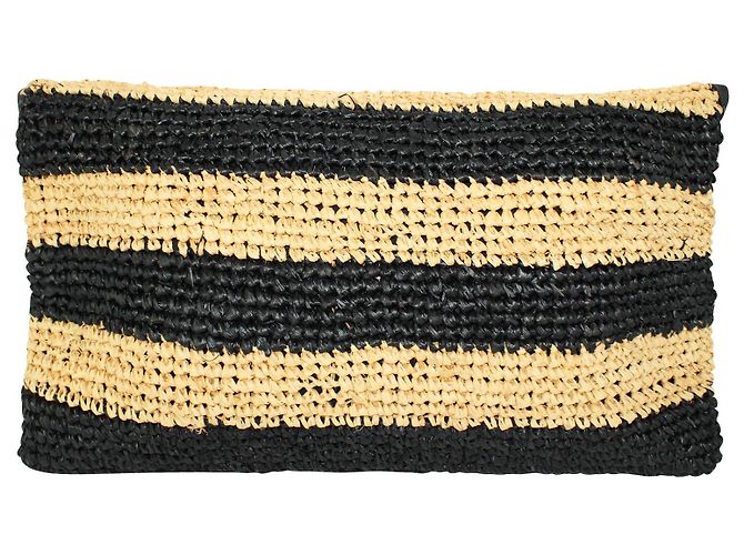 Maje Pochette in rafia morbida - vista 3