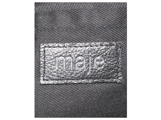 Maje Pochette in rafia morbida - vista 8