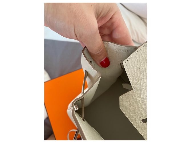 Hermès Borsa HERMES BIRKIN 35 neuf Bianco - vista 13