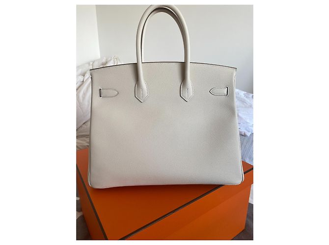 Hermès Borsa HERMES BIRKIN 35 neuf Bianco - vista 2