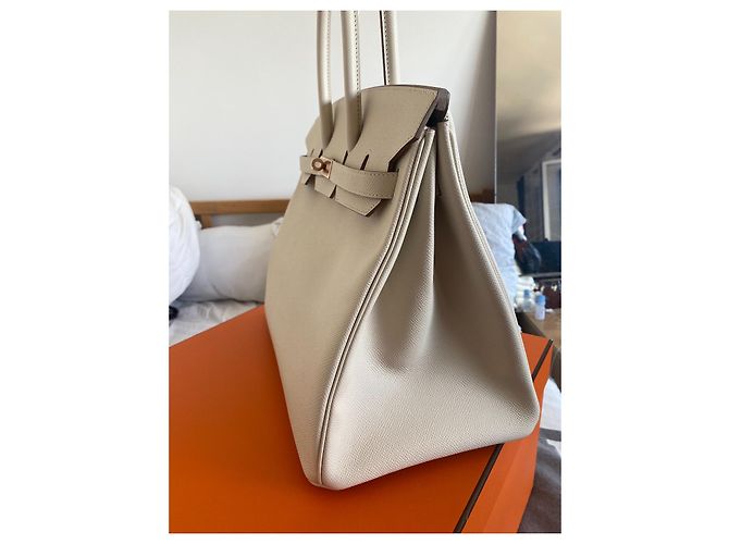 Hermès Borsa HERMES BIRKIN 35 neuf Bianco - vista 3