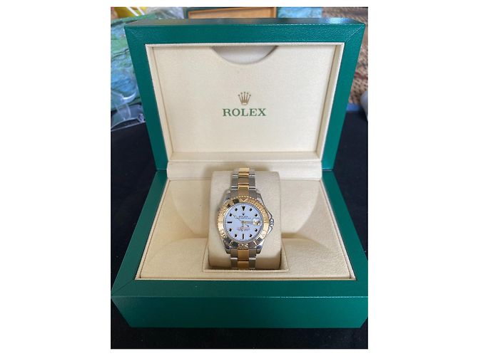 Rolex YACHT-MASTER 168623 Automatico Oro e Acciaio Argento Giallo - vista 2