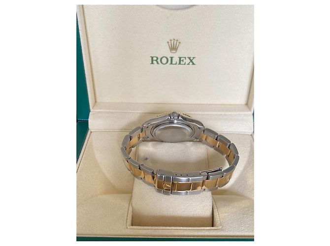 Rolex YACHT-MASTER 168623 Automatico Oro e Acciaio Argento Giallo - vista 4