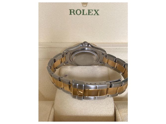 Rolex YACHT-MASTER 168623 Automatico Oro e Acciaio Argento Giallo - vista 5
