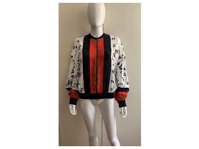 Pier Antonio Gaspari Blouson de viscose estampado Multicor - vista 6