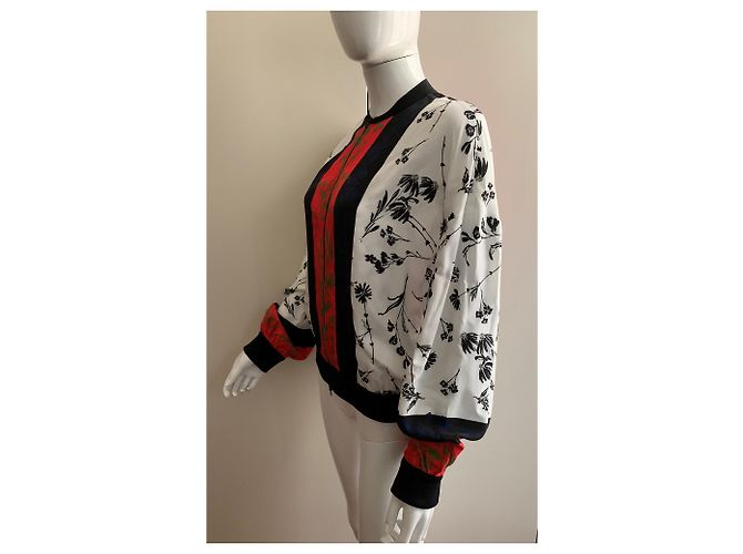 Pier Antonio Gaspari Blouson de viscose estampado Multicor - vista 8