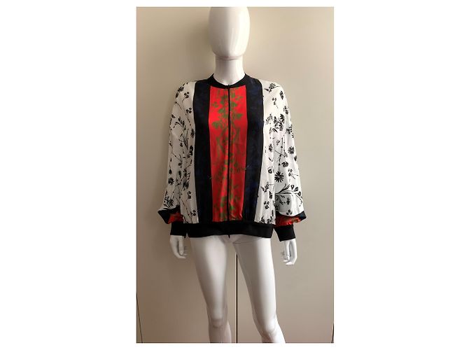 Pier Antonio Gaspari Cazadora de viscosa estampada Multicolor - vista 6