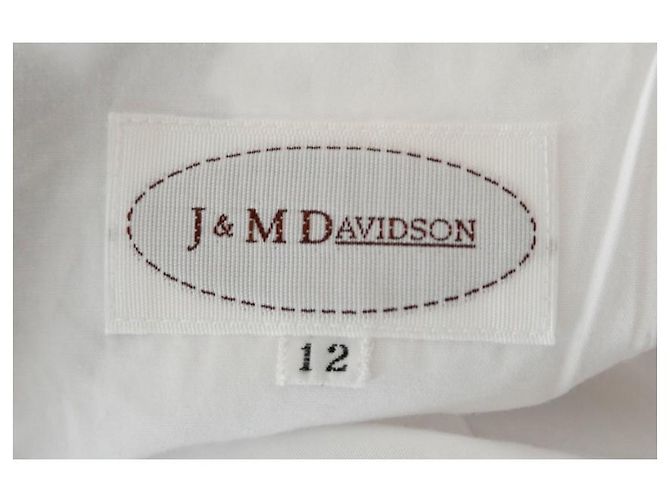 Autre Marque Vestido sin mangas con estampado de rosas en blanco y negro de J&M Davidson - vista 6