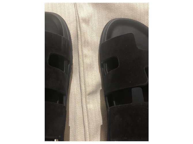 Hermès Sandali Cipro Cyprus Nero - vista 5