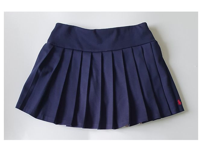 Minifalda azul plisada Polo Ralph Lauren - vista 2