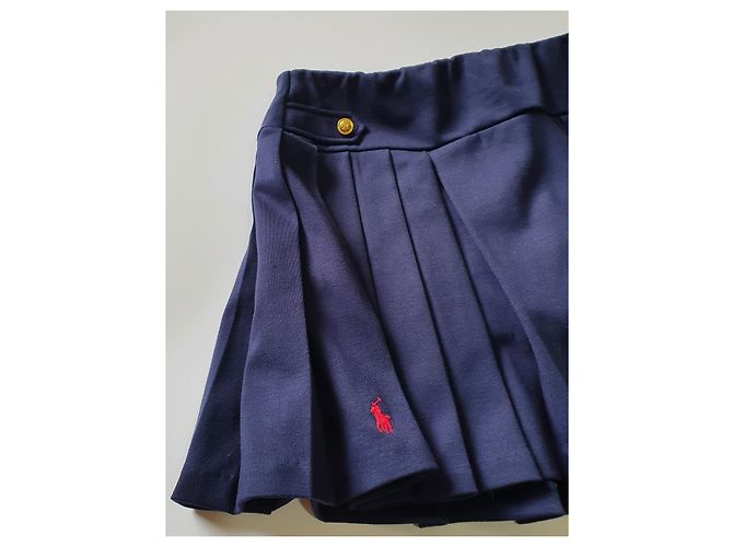 Minifalda azul plisada Polo Ralph Lauren - vista 3
