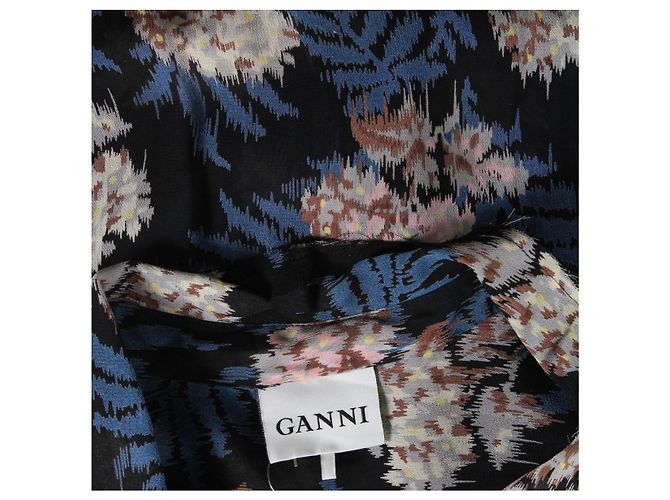 Camicia Ganni floreale in viscosa M Multicolore - vista 3