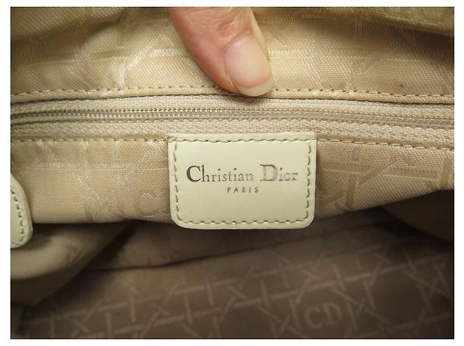 CHRISTIAN DIOR LADY SMALL BAG HANDTASCHE CANVAS GRAU CANVAS HANDTASCHE - Ansicht 19