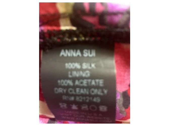 Anna Sui Seidenkleid mit Slip Mehrfarben - Ansicht 7