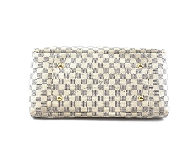 Louis Vuitton Artsy MM Damier Azur Canvas Bianco - vista 7
