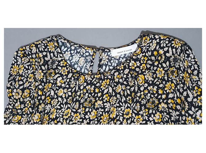 Blusa Samsoe & Samsoe Barton Viscose M Multicor - vista 4