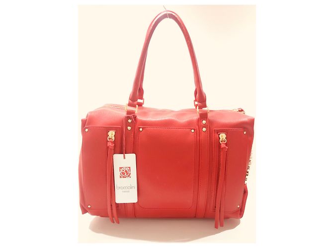 Borsa a mano Braccialini Bauletto Rossa in Pelle Rosso - vista 3