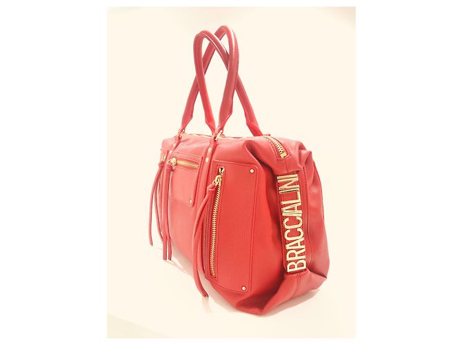 Borsa a mano Braccialini Bauletto Rossa in Pelle Rosso - vista 4