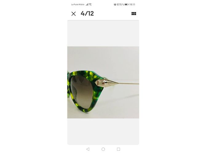 Alexander Mcqueen Des lunettes de soleil - vue 8