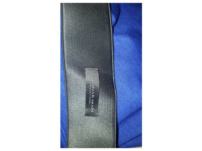 Donna Karan Einschultriges Säulenkleid Blau - Ansicht 8