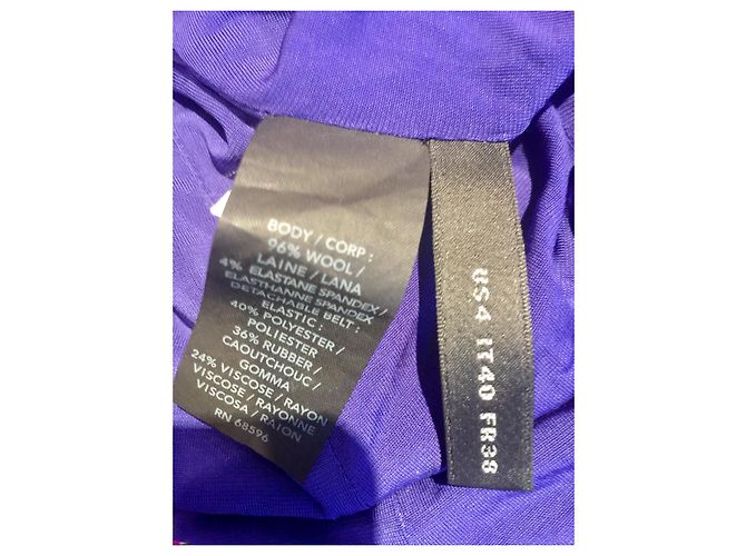 Donna Karan Einschultriges Säulenkleid Blau - Ansicht 9