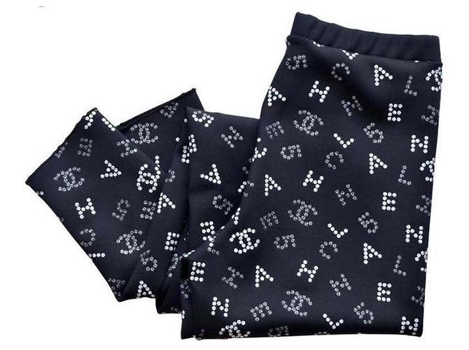 Chanel Pantalones, polainas Negro - vista 2