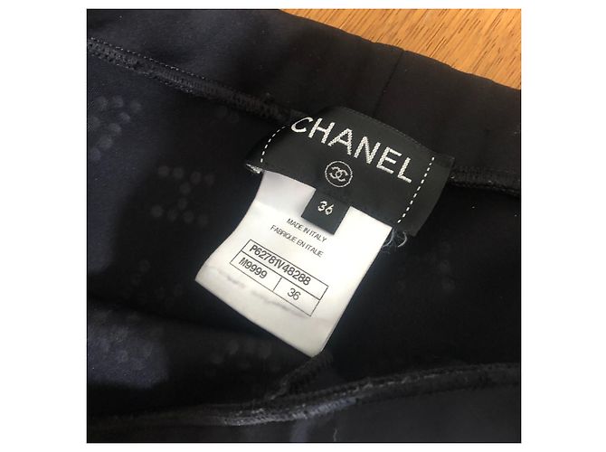 Chanel Pantalones, polainas Negro - vista 3