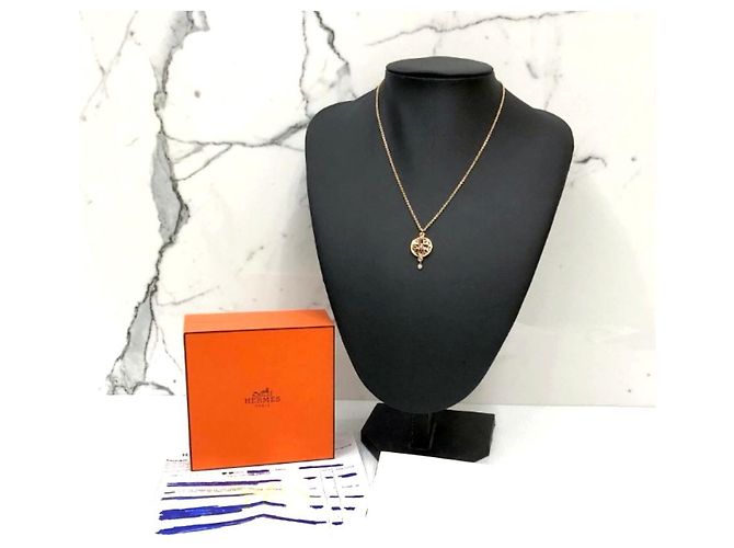 Hermès Hermes Passerelle PM 18Collana in oro K D'oro - vista 8