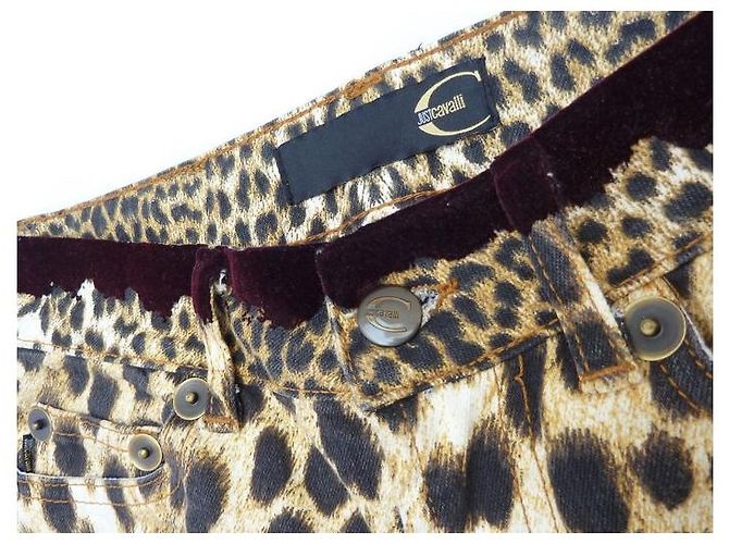 Raro- Just Cavalli slim V. Jeans Bassa da donna, never worn, con etichette originali Stampa leopardo - vista 2