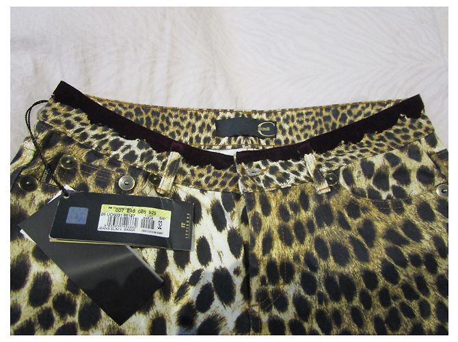 Raro- Just Cavalli slim V. Jeans Bassa da donna, never worn, con etichette originali Stampa leopardo - vista 4