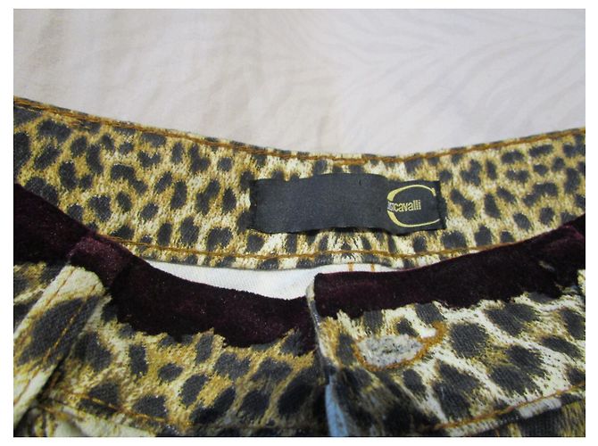 Raro- Just Cavalli slim V. Jeans Bassa da donna, never worn, con etichette originali Stampa leopardo - vista 5