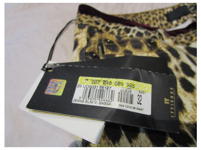 Raro- Just Cavalli slim V. Jeans Bassa da donna, never worn, con etichette originali Stampa leopardo - vista 6