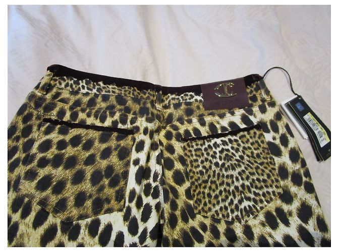 Raro- Just Cavalli slim V. Jeans Bassa da donna, never worn, con etichette originali Stampa leopardo - vista 7