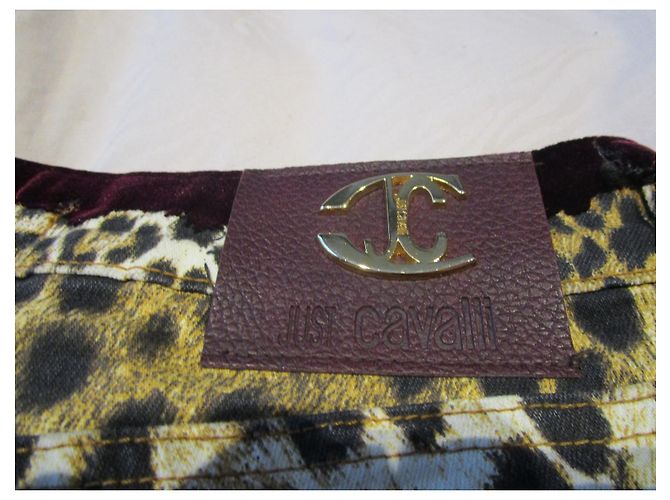 Raro- Just Cavalli slim V. Jeans Bassa da donna, never worn, con etichette originali Stampa leopardo - vista 8